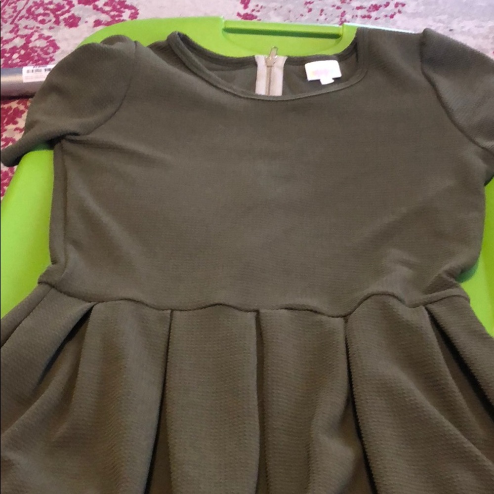 Olive green Amelia dress
